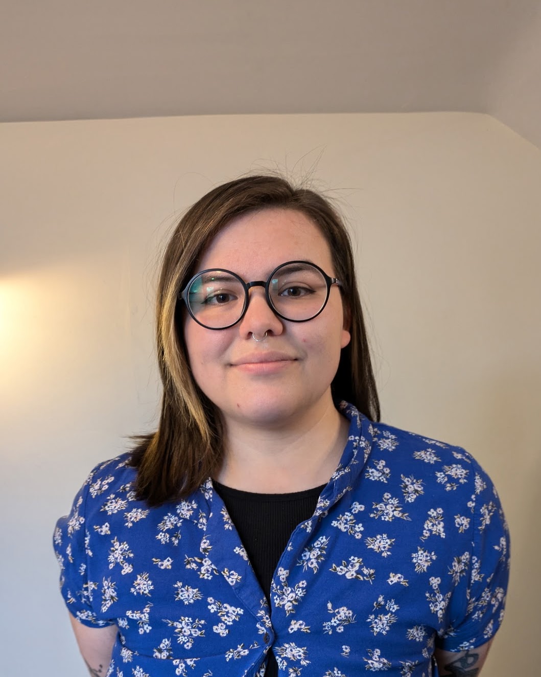 photo of a person looking straight on